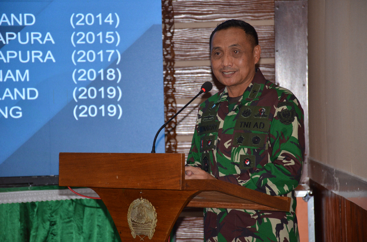 Kadisinfolahtad, Brigjen TNI Drs. Winarto, M Hum Kunjungan Kerja Ke Korem 073/Makutarama